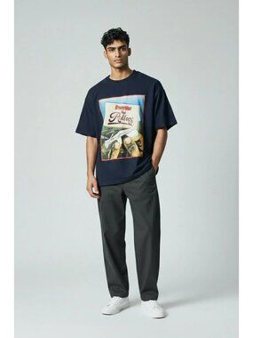 Streetwise High Rollers Graphic T-Shirt Navy XLarge